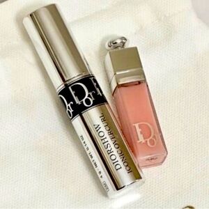 Dior Diorshow Iconic Overcurl Mascara and Lip Gloss Set - Silver and Pink